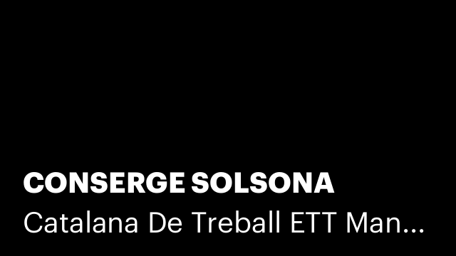 CONSERGE SOLSONA