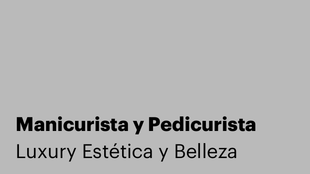 Manicurista y Pedicurista