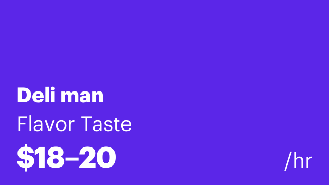 Deli man