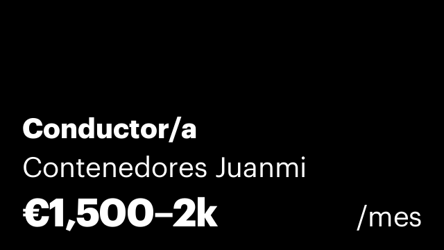 Conductor/a