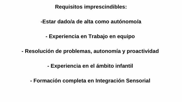 Terapeuta Ocupacional Granada (H/M)