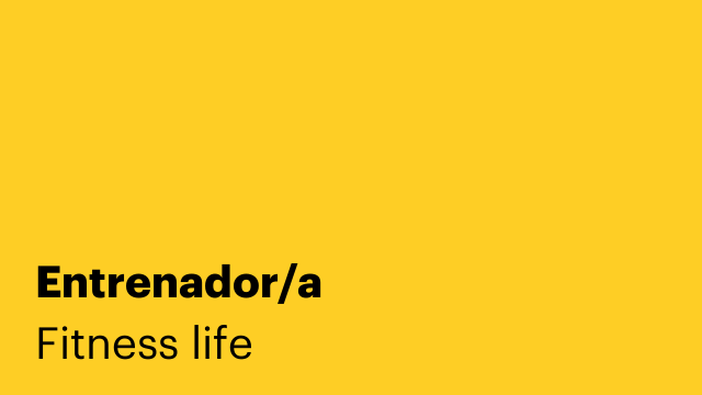 Entrenador/a