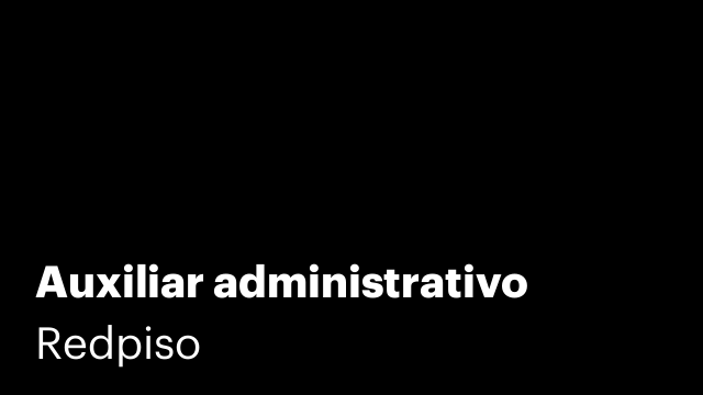 Auxiliar administrativo