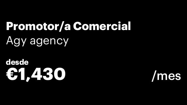 Promotor/a Comercial