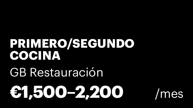 PRIMERO/SEGUNDO COCINA