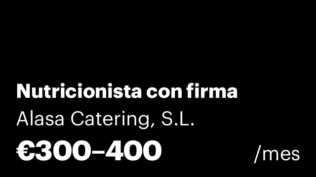 Nutricionista con firma