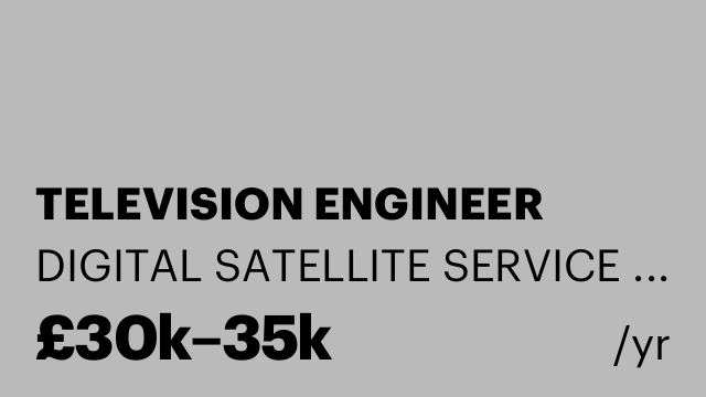TELEVISION ENGINEER