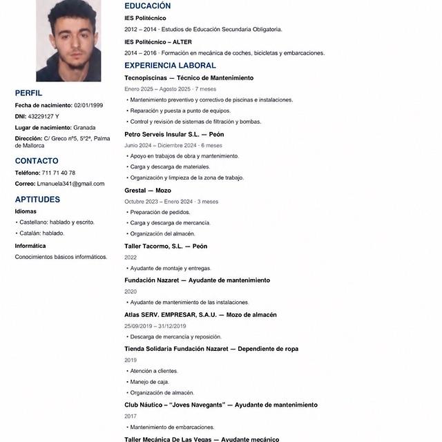 Candidate avatar