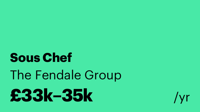 Sous Chef