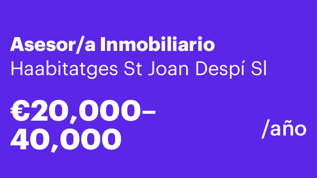 Asesor/a Inmobiliario