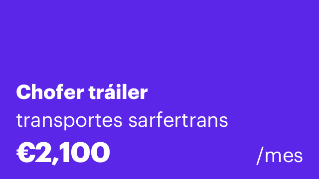 Chofer tráiler
