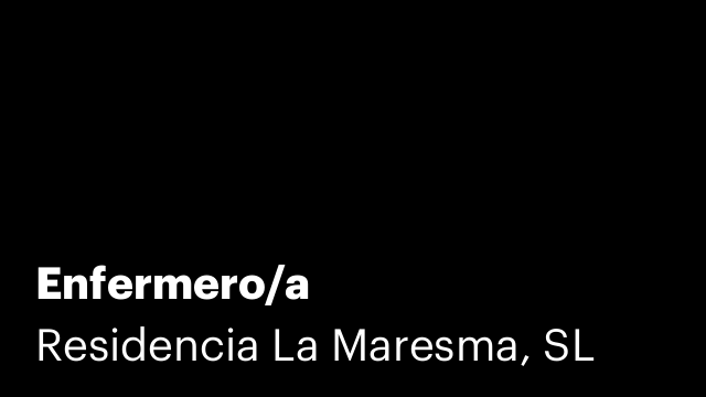 Enfermero/a