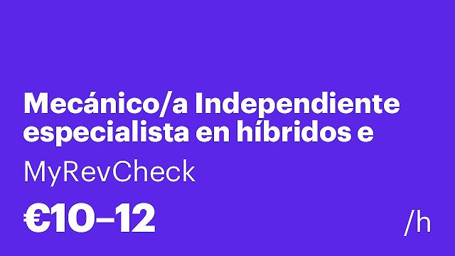 Mecánico/a Independiente especialista en híbridos e híbridos enchufables