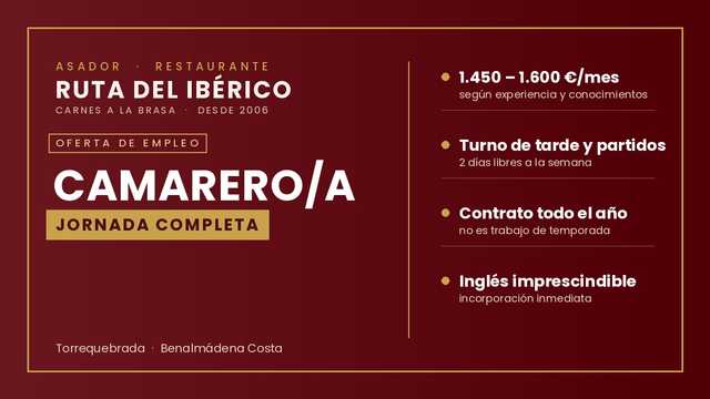 Camarero/a