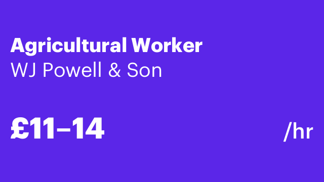 Agricultural Worker