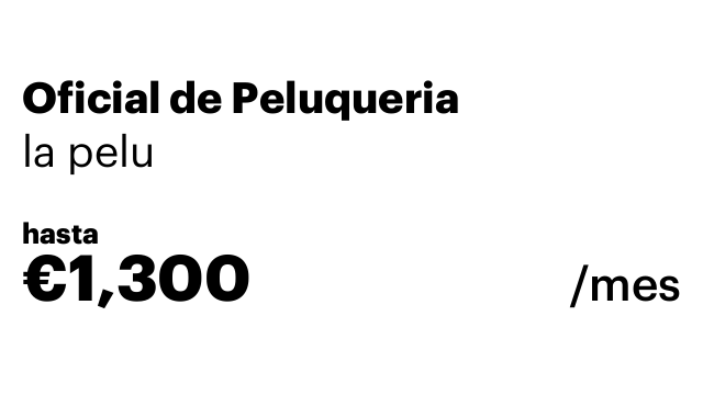 Oficial de Peluqueria