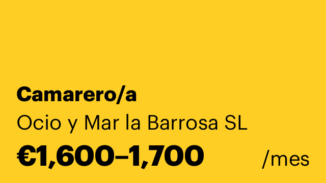 Camarero/a