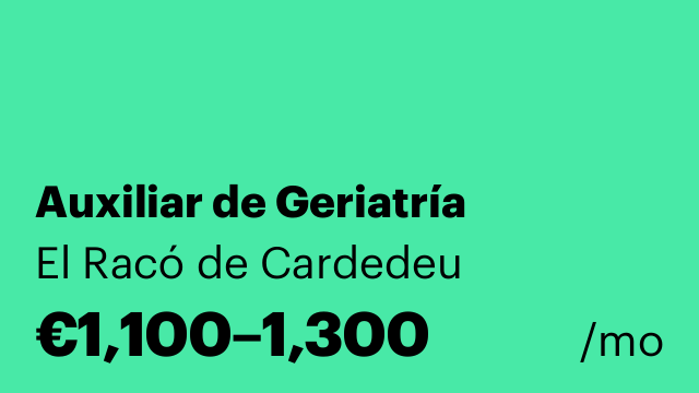 Auxiliar de Geriatría