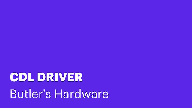 CDL DRIVER