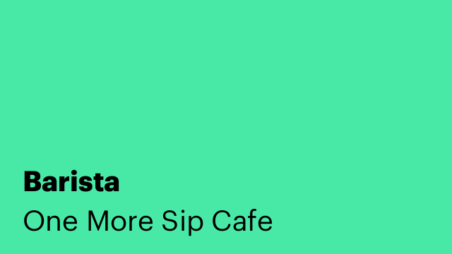 Barista