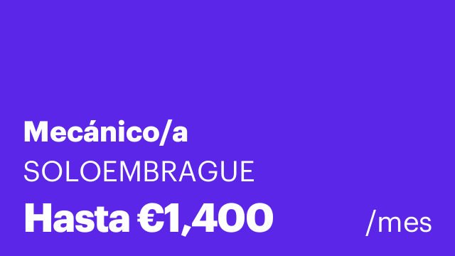 Mecánico/a
