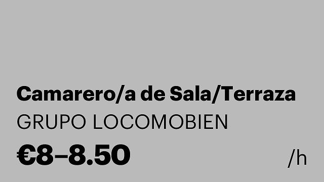 Camarero/a de Sala/Terraza