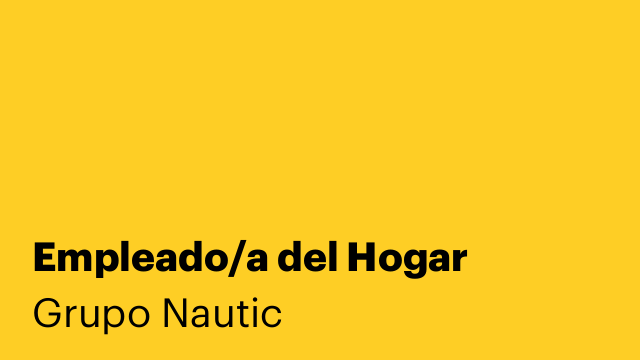 Empleado/a del Hogar