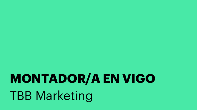 MONTADOR/A EN VIGO