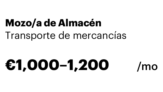 Mozo/a de Almacén