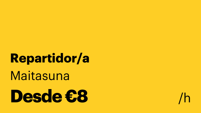 Repartidor/a