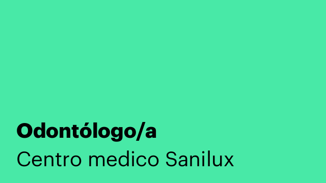 Odontólogo/a