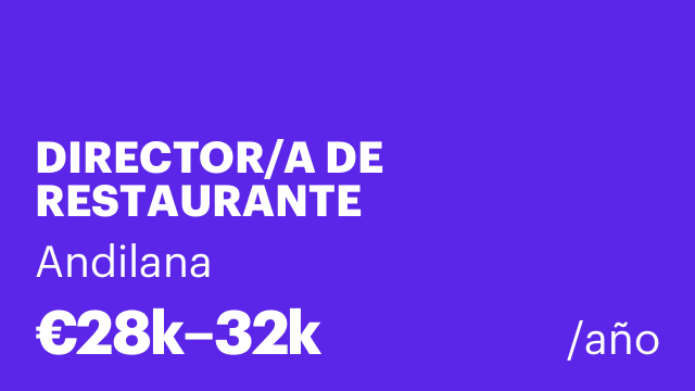 DIRECTOR/A DE RESTAURANTE