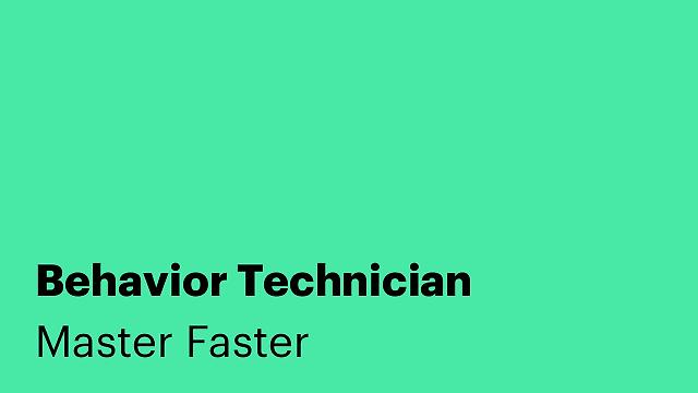 Behavior Technician