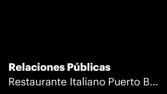Relaciones Públicas