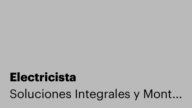 Electricista