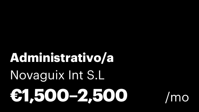 Administrativo/a