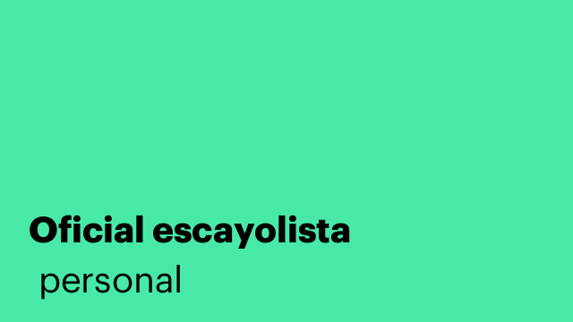 Oficial escayolista