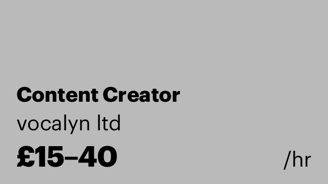 Content Creator