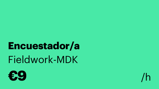Encuestador/a
