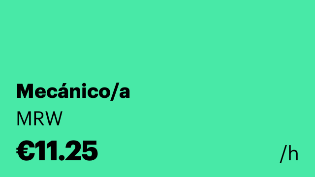 Mecánico/a