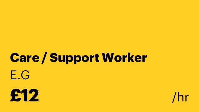 Care / Support Worker