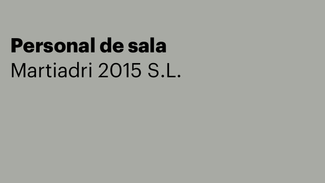 Personal de sala