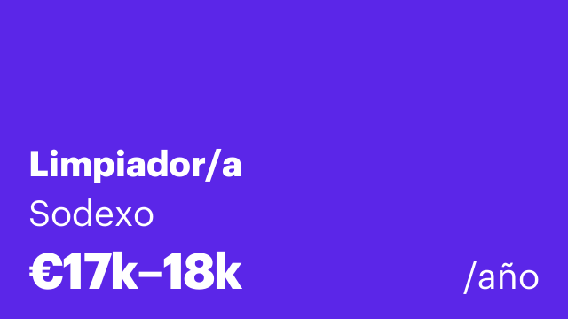 Limpiador/a