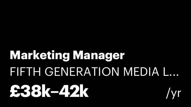 Marketing Manager