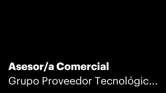 Asesor/a Comercial