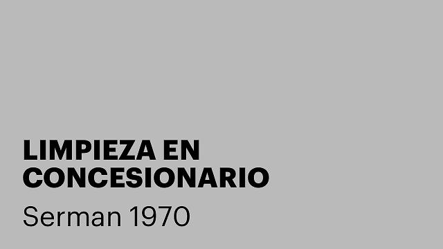 LIMPIEZA EN CONCESIONARIO