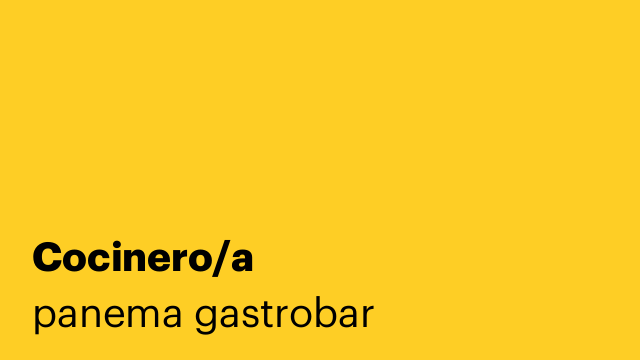 Cocinero/a