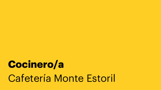 Cocinero/a