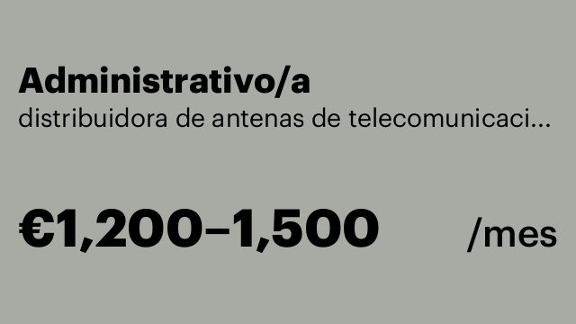 Administrativo/a