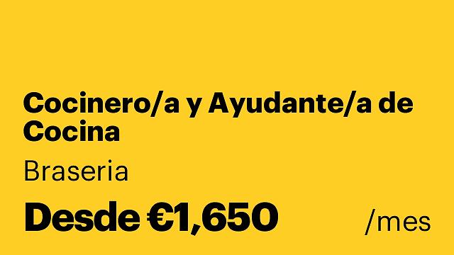 Cocinero/a y Ayudante/a de Cocina